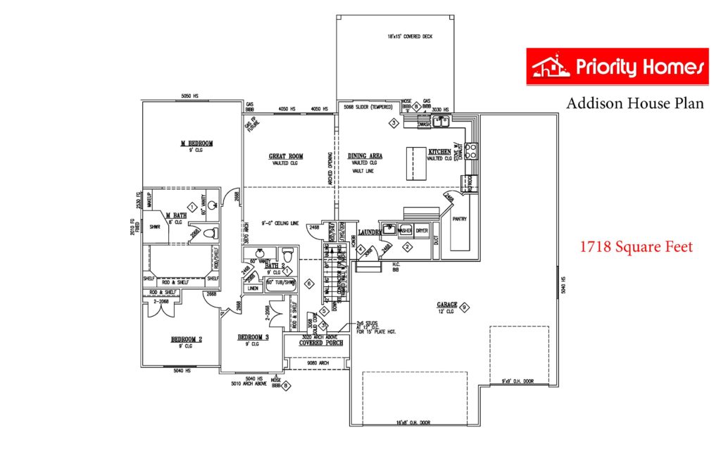 Addison main floor plan